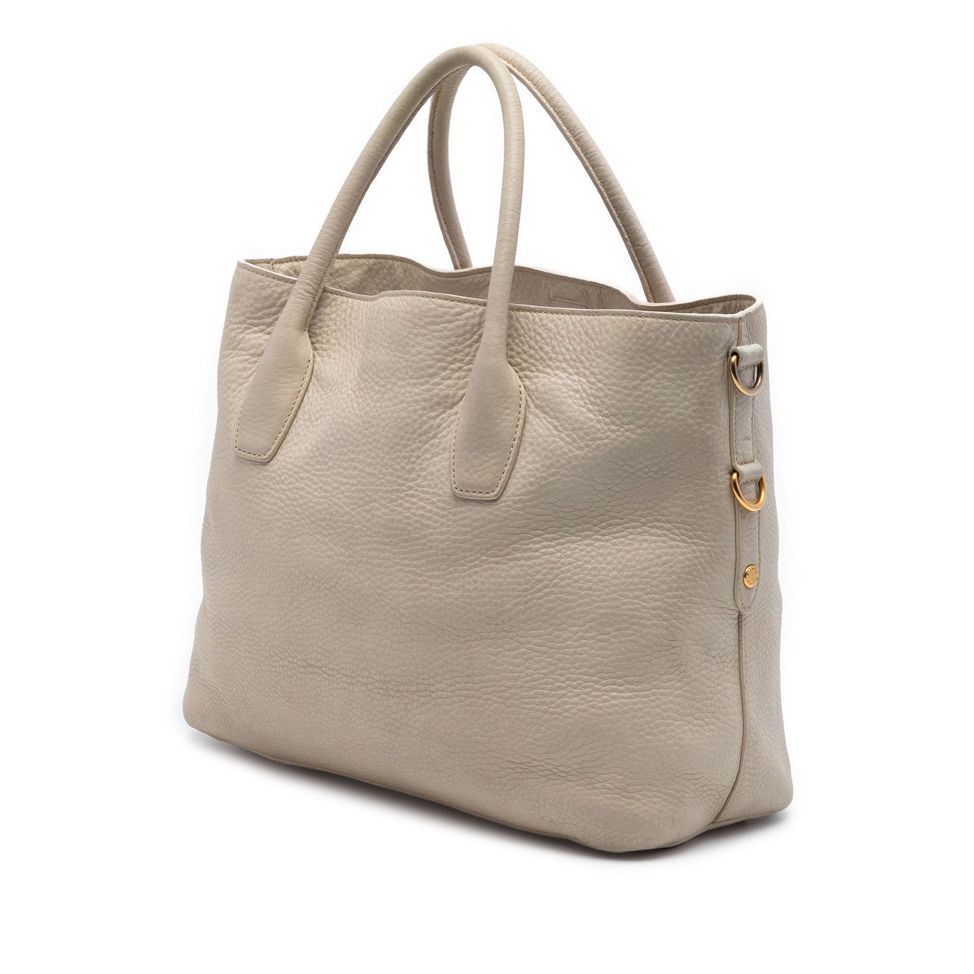 Prada Vitello Daino Open Convertible Tote