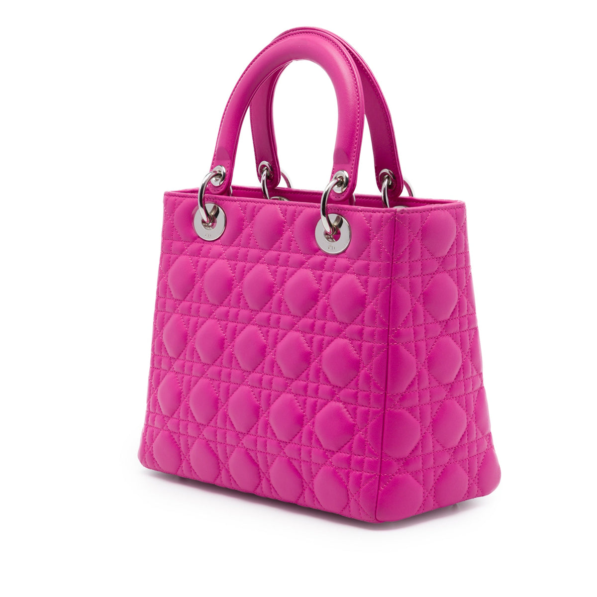 Dior Medium Lambskin Cannage Lady Dior