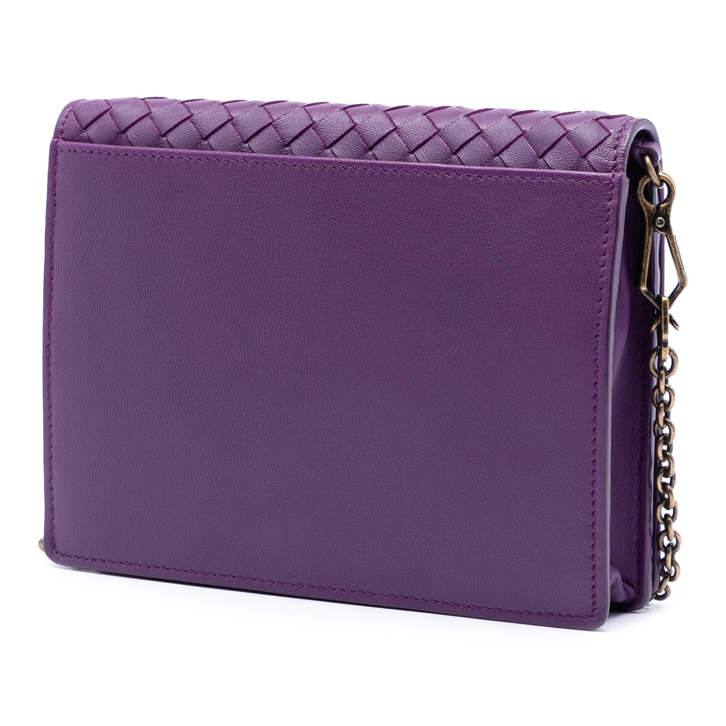 Bottega Veneta Nappa Intrecciato Wallet On Chain