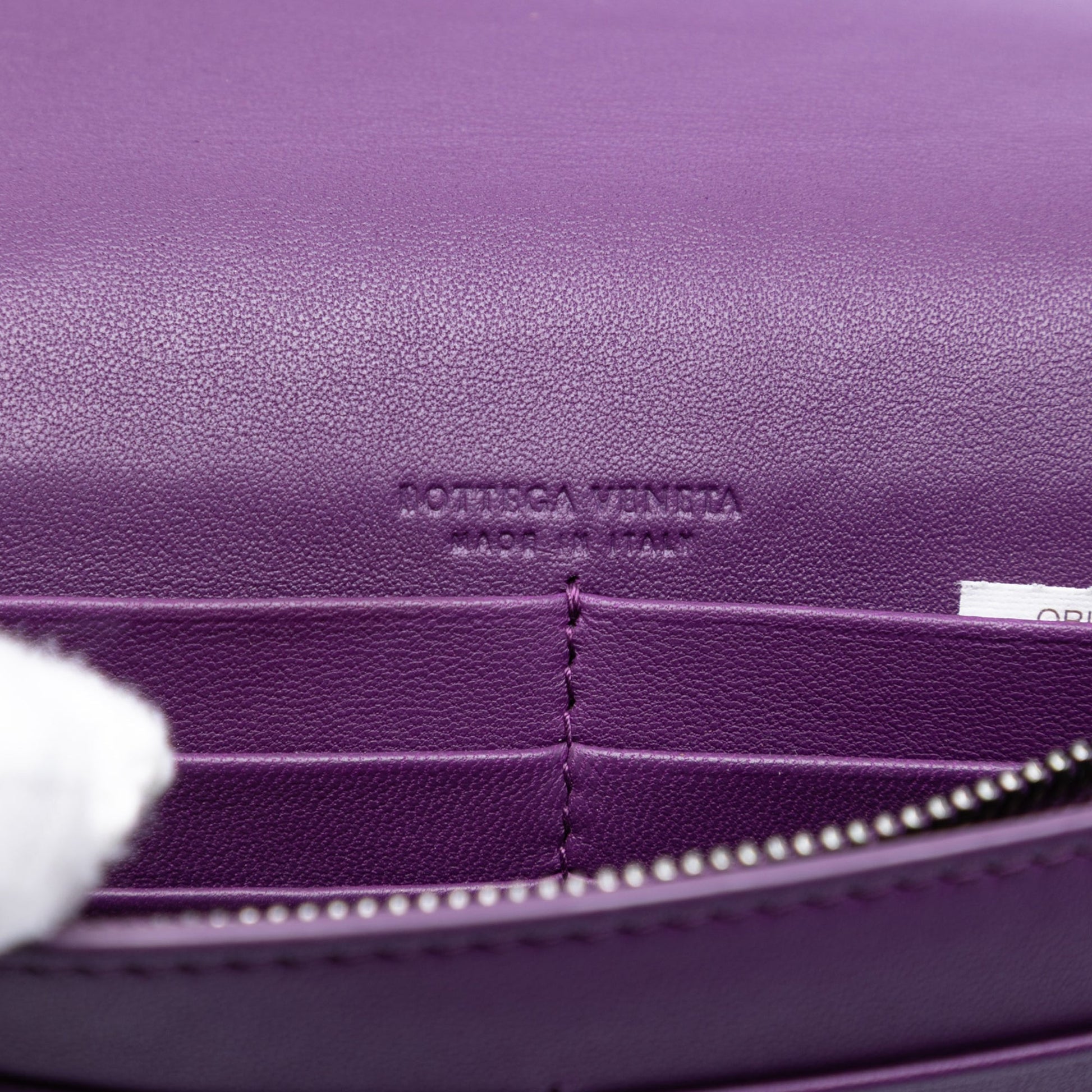 Bottega Veneta Nappa Intrecciato Wallet On Chain