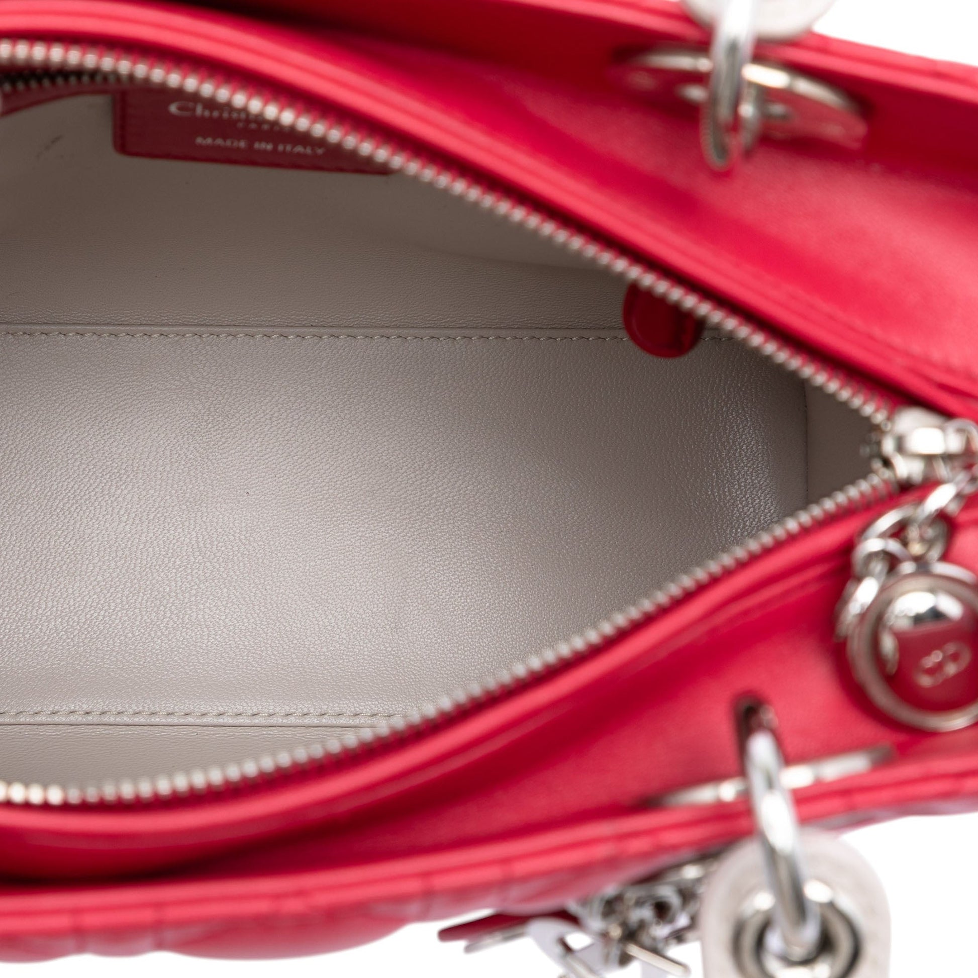 Dior Medium Bicolor Lambskin Cannage Lady Dior