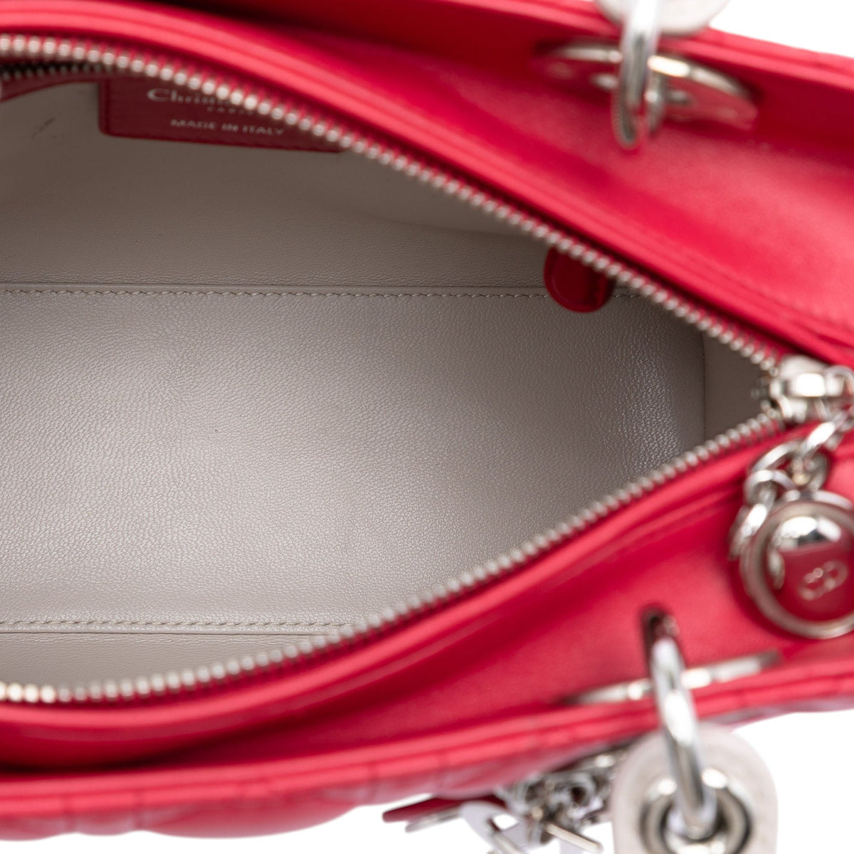 Dior Medium Bicolor Lambskin Cannage Lady Dior