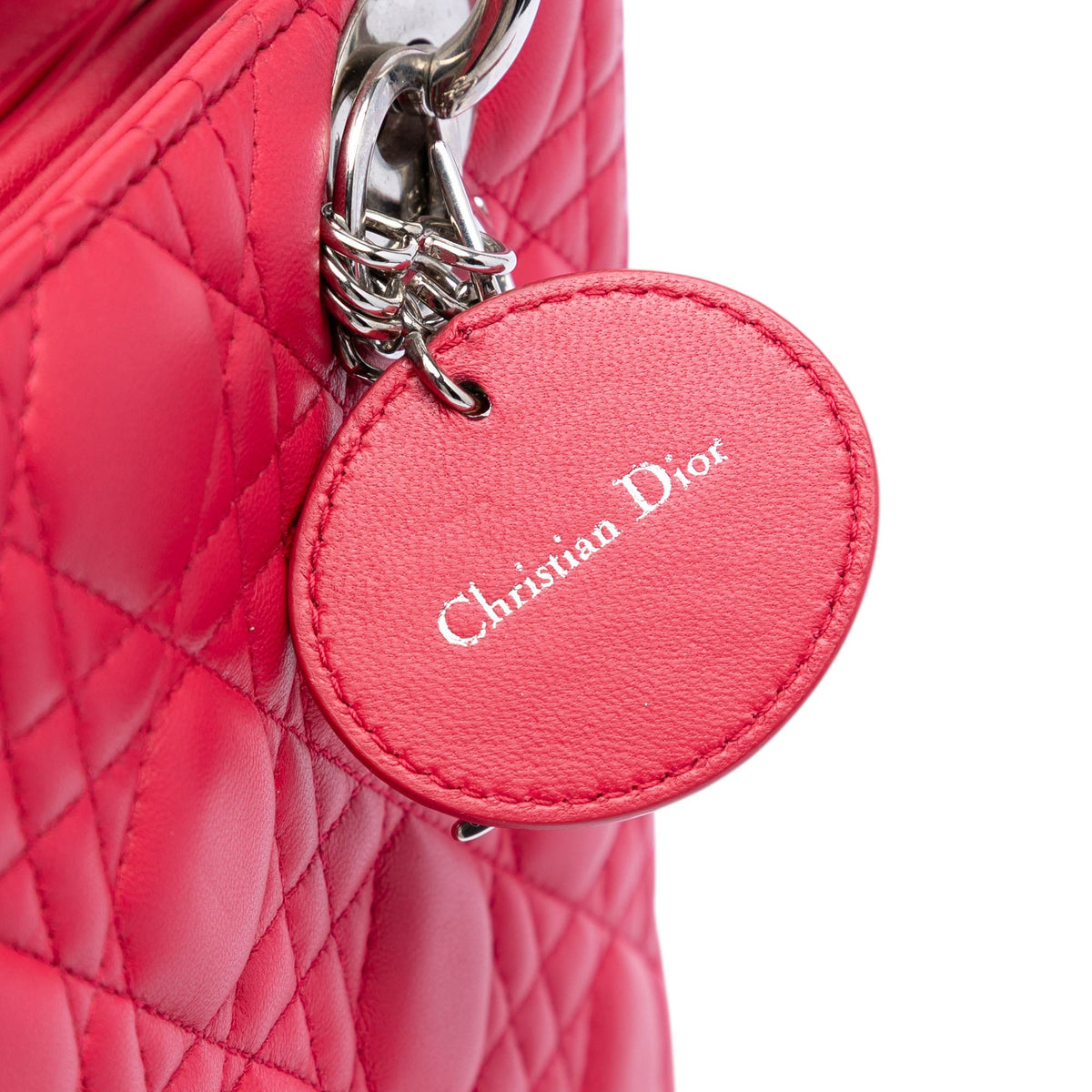 Dior Medium Bicolor Lambskin Cannage Lady Dior