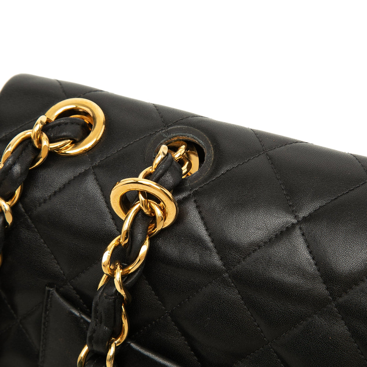 Chanel Maxi XL Classic Lambskin Single Flap — Black