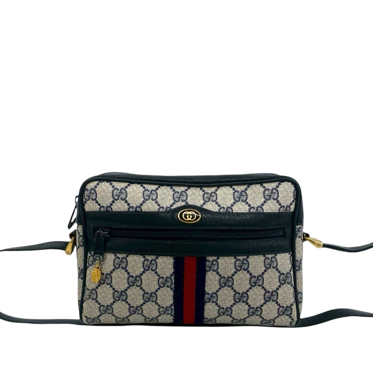 Gucci GG Supreme Interlocking G Web Crossbody