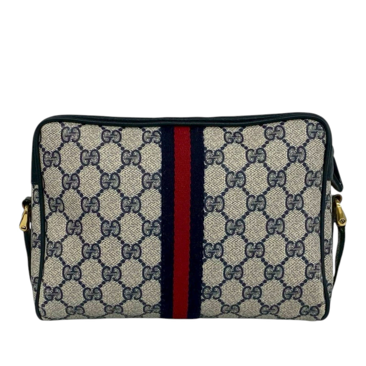 Gucci GG Supreme Interlocking G Web Crossbody