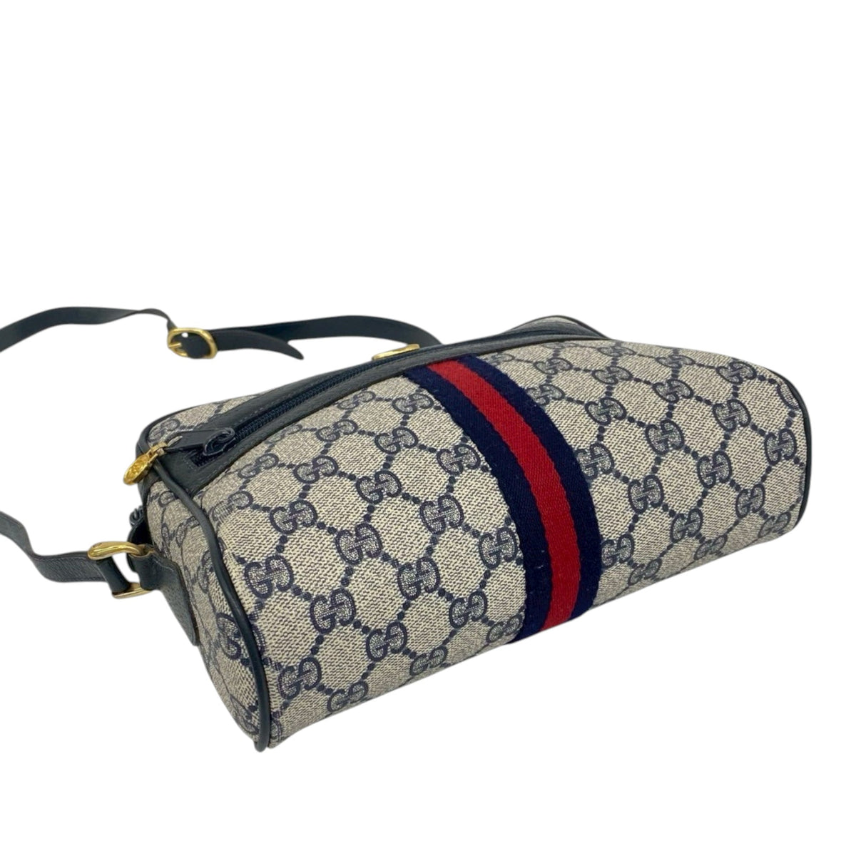 Gucci GG Supreme Interlocking G Web Crossbody