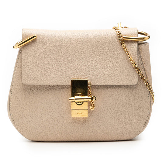 Chloé Small Leather Drew Crossbody