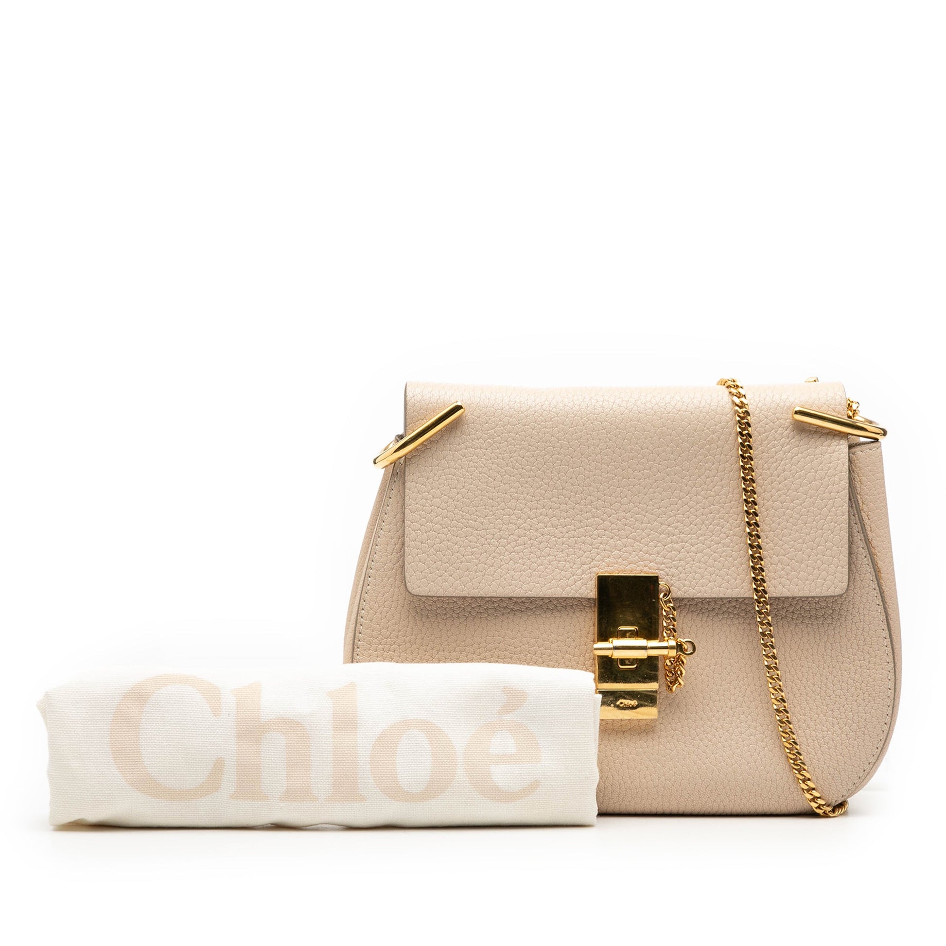 Chloé Small Leather Drew Crossbody