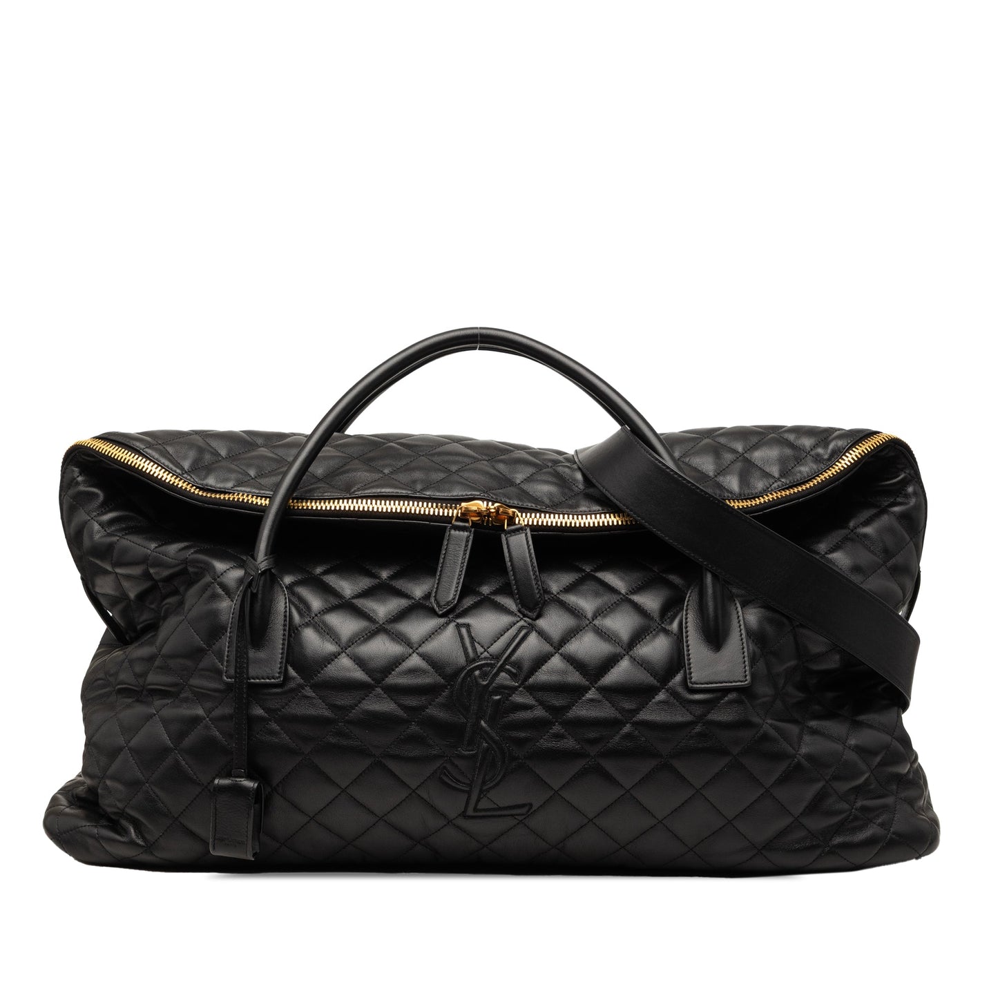 Saint Laurent Quilted Calfskin ES Giant Travel Bag