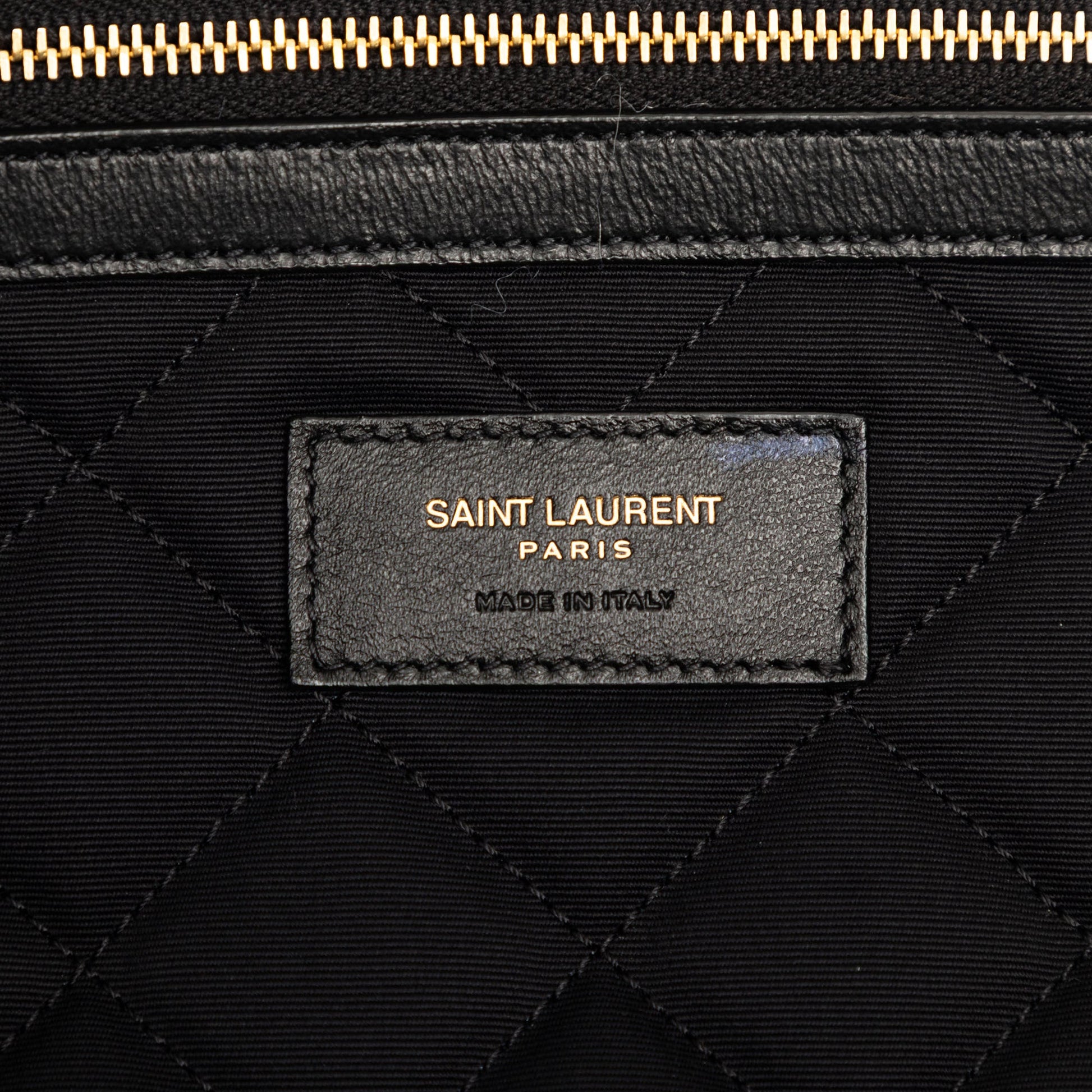 Saint Laurent Quilted Calfskin ES Giant Travel Bag