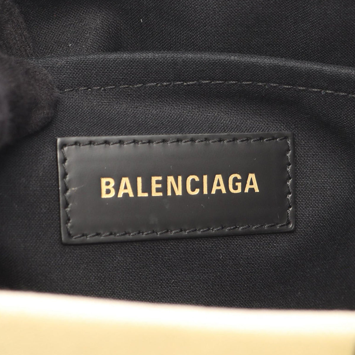 Balenciaga Small Canvas Hardware Tote — White