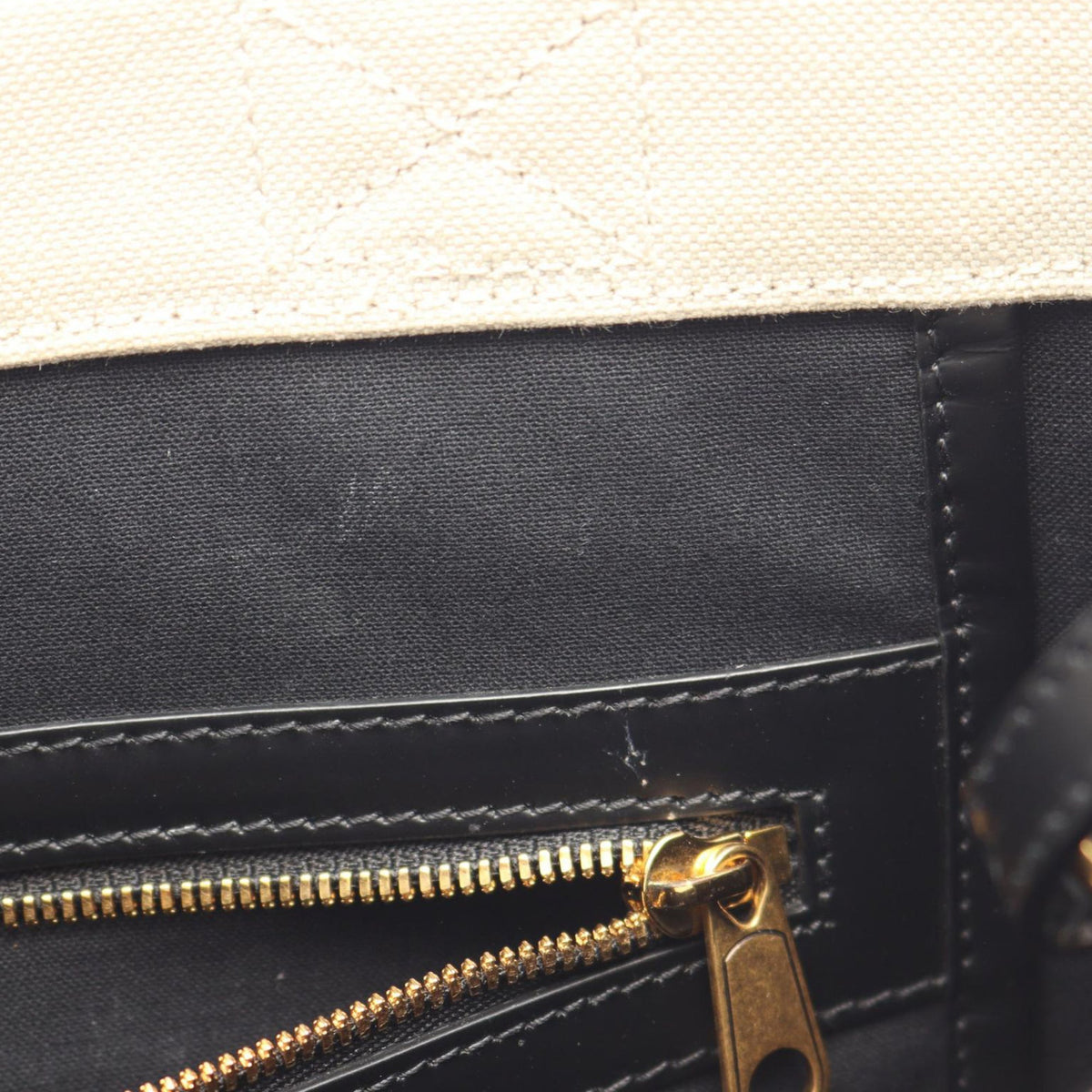 Balenciaga Small Canvas Hardware Tote — White