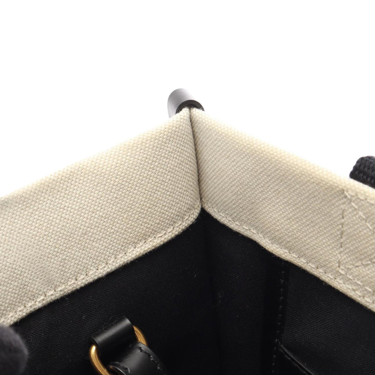 Balenciaga Small Canvas Hardware Tote — White