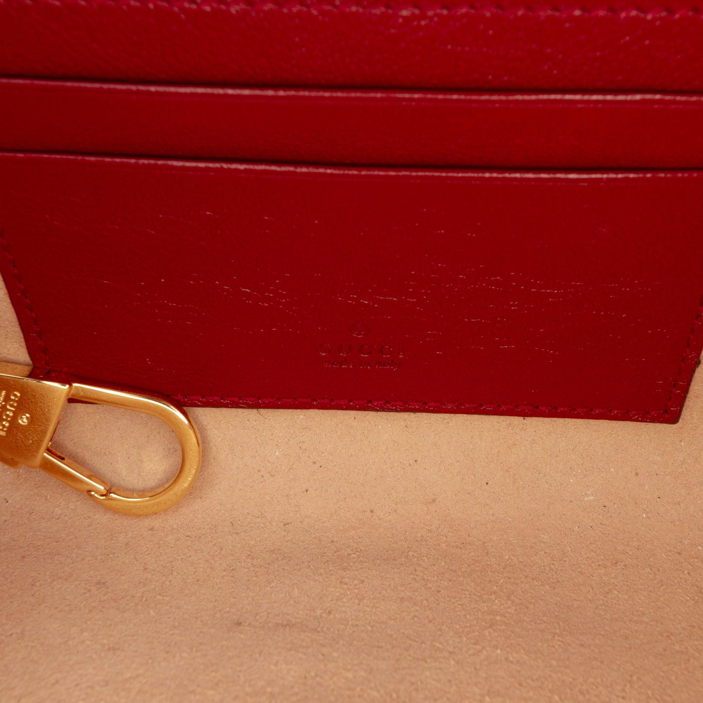 Gucci Mini Leather Rajah Web Chain Crossbody