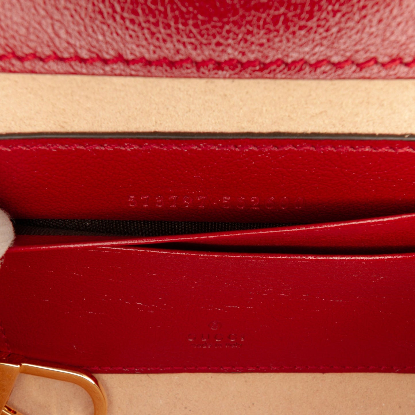 Gucci Mini Leather Rajah Web Chain Crossbody