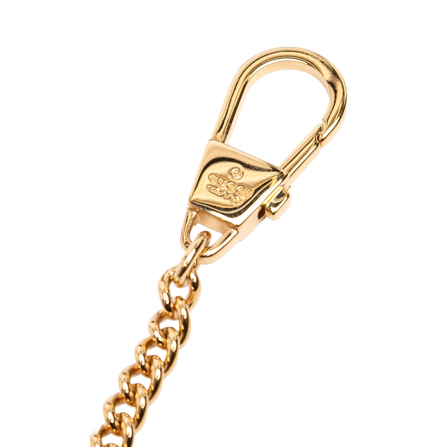 Gucci Mini Leather Rajah Web Chain Crossbody
