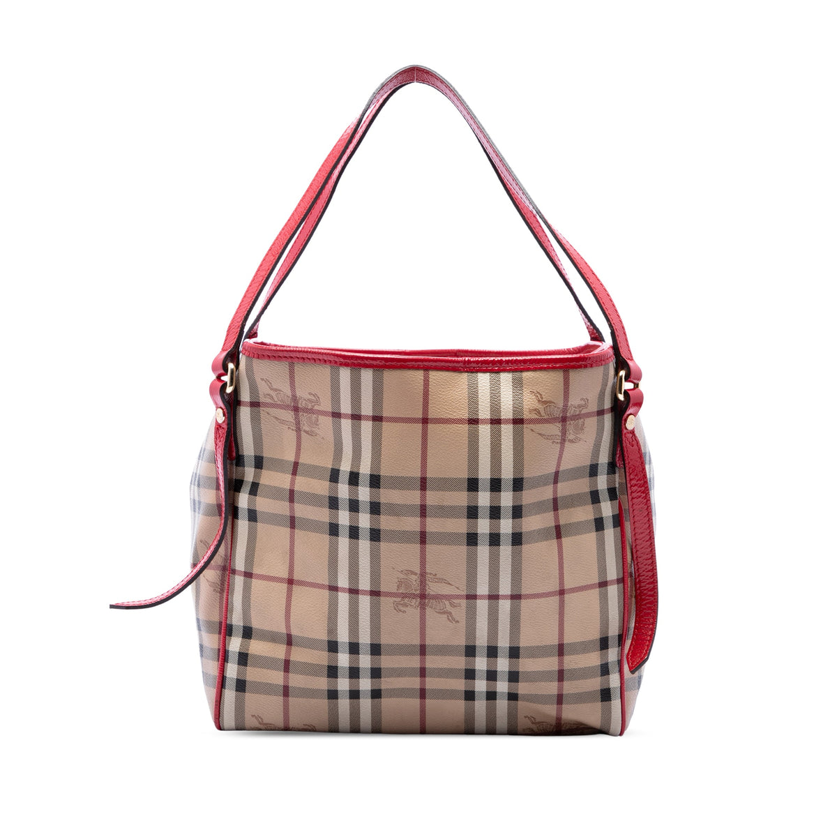 Burberry Small Haymarket Check Coated Canvas Canterbury Tote