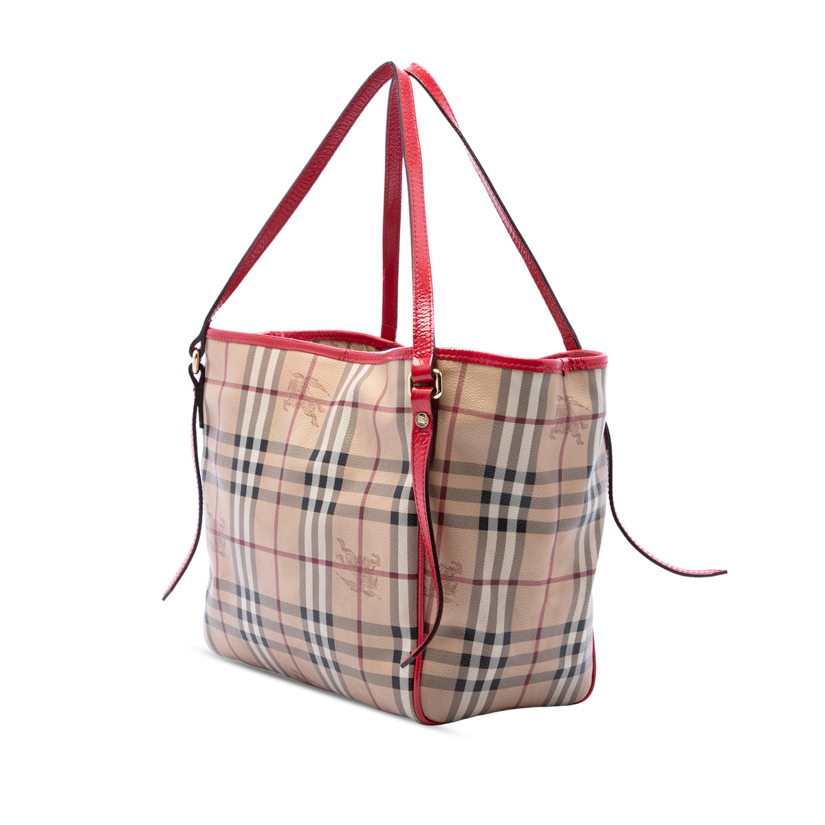 Burberry Small Haymarket Check Coated Canvas Canterbury Tote