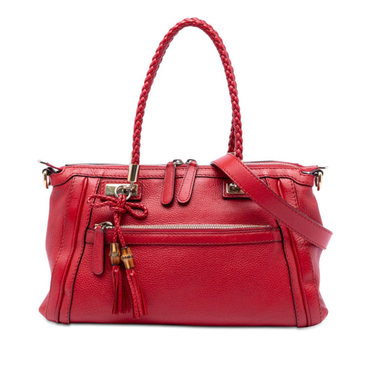 Pebbled Calfskin Bella Satchel