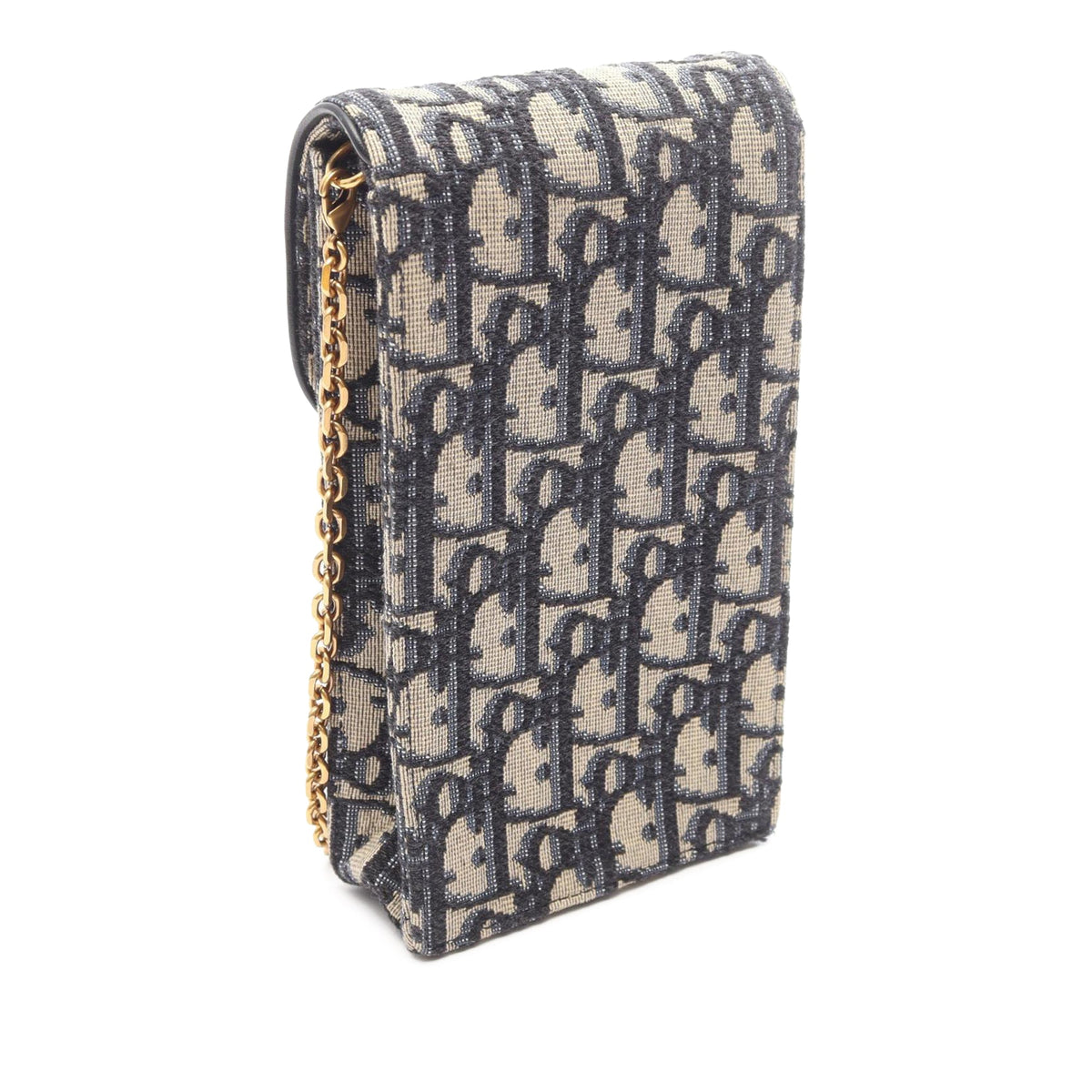Dior Oblique Canvas Vertical Saddle Pouch