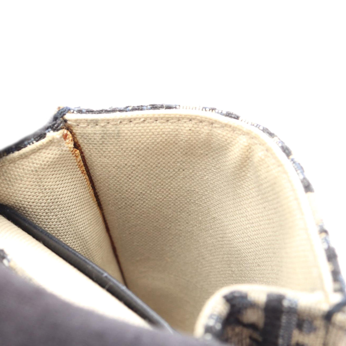 Dior Oblique Canvas Vertical Saddle Pouch