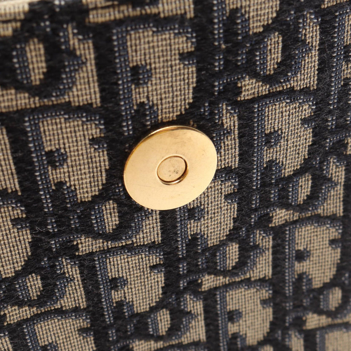 Dior Oblique Canvas Vertical Saddle Pouch