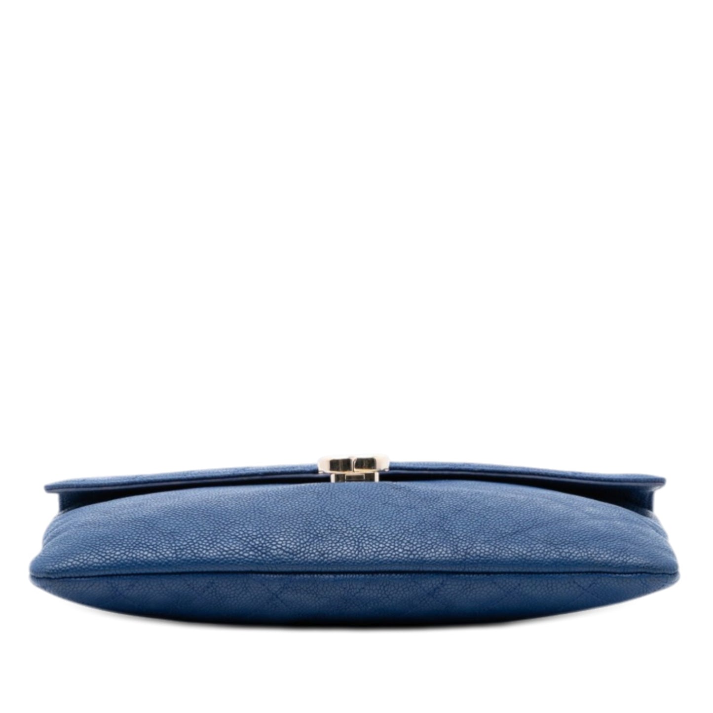 Chanel Paris Cuba Quilted Caviar Thread Around Envelope Clutch