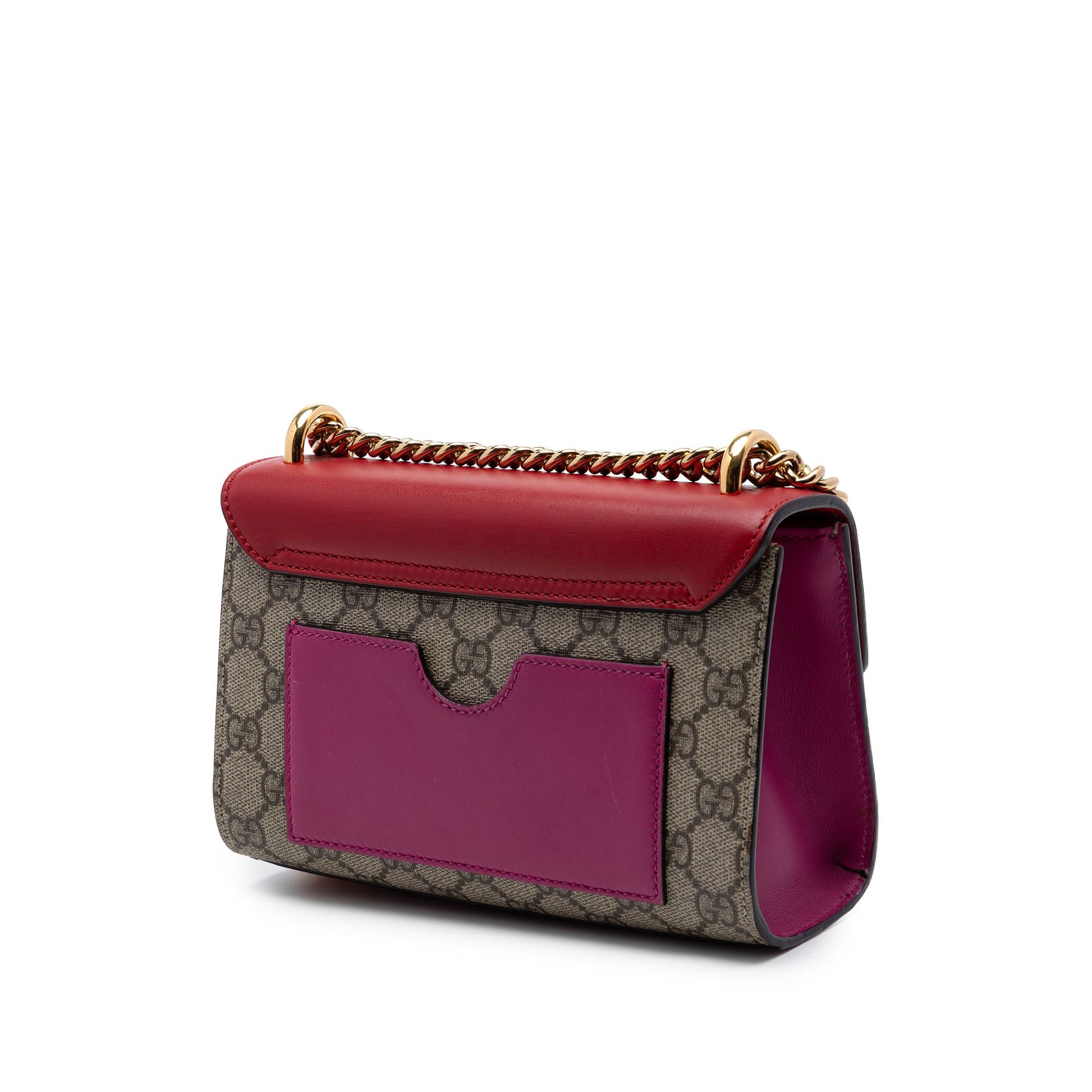 Gucci Small GG Supreme Padlock Crossbody