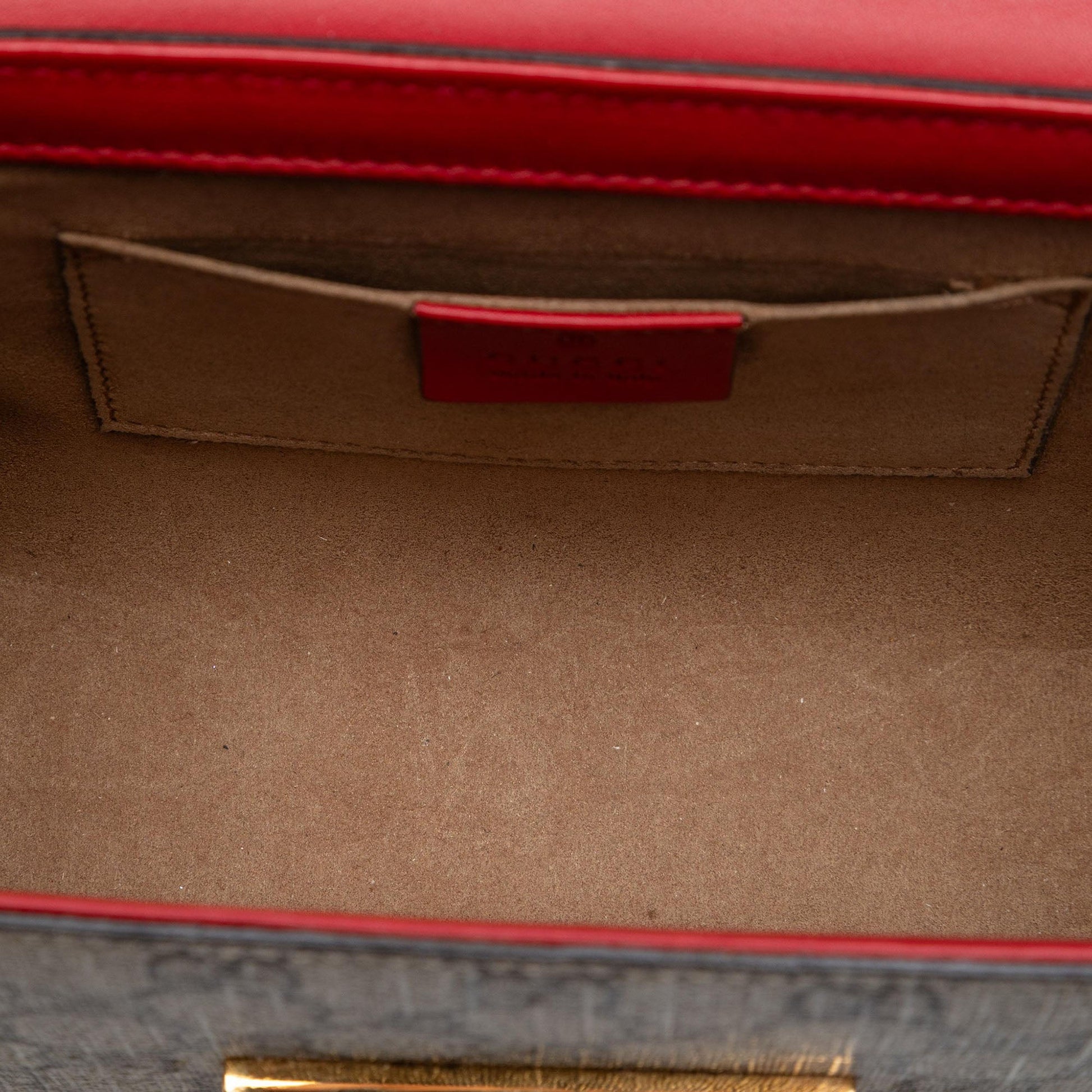 Gucci Small GG Supreme Padlock Crossbody