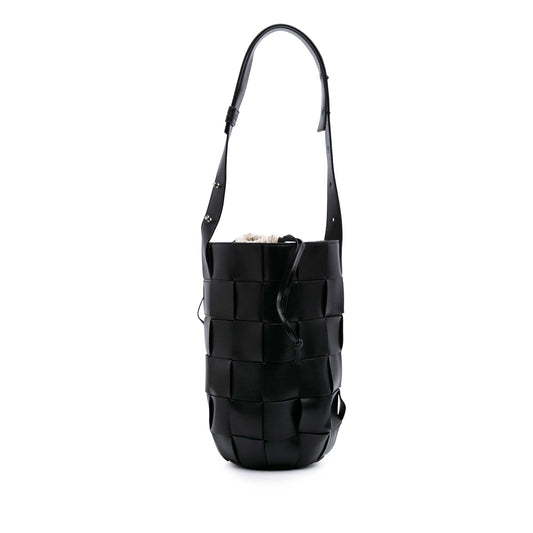Bottega Veneta Nappa Intrecciato Casette Lantern Bucket