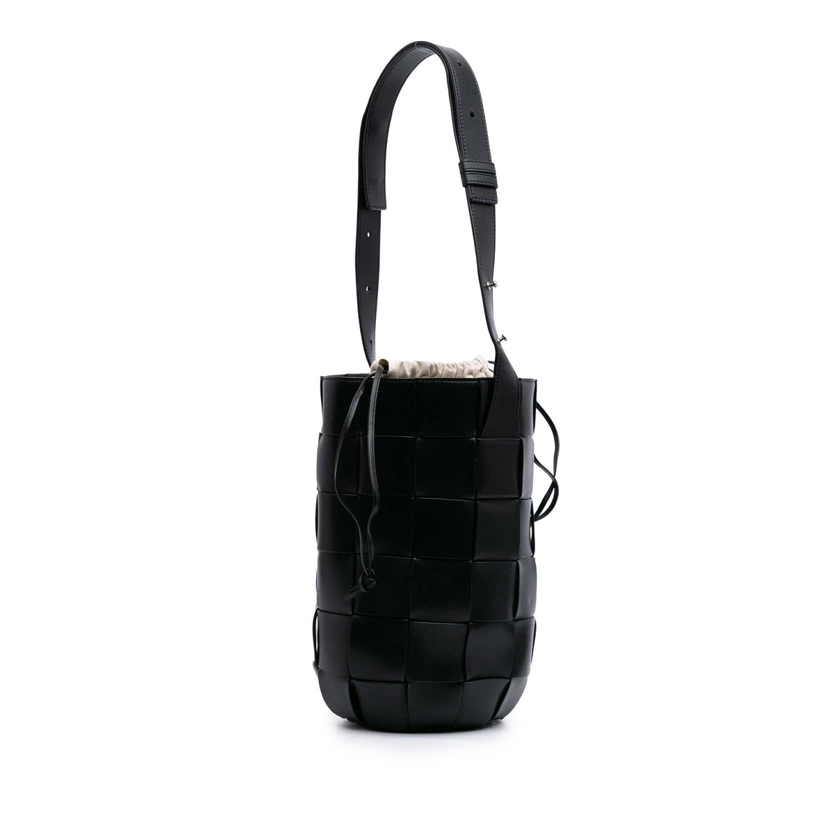 Bottega Veneta Nappa Intrecciato Casette Lantern Bucket