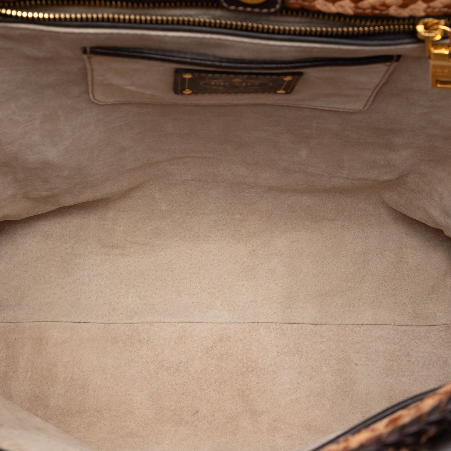 Prada Woven Goatskin Madras Tote