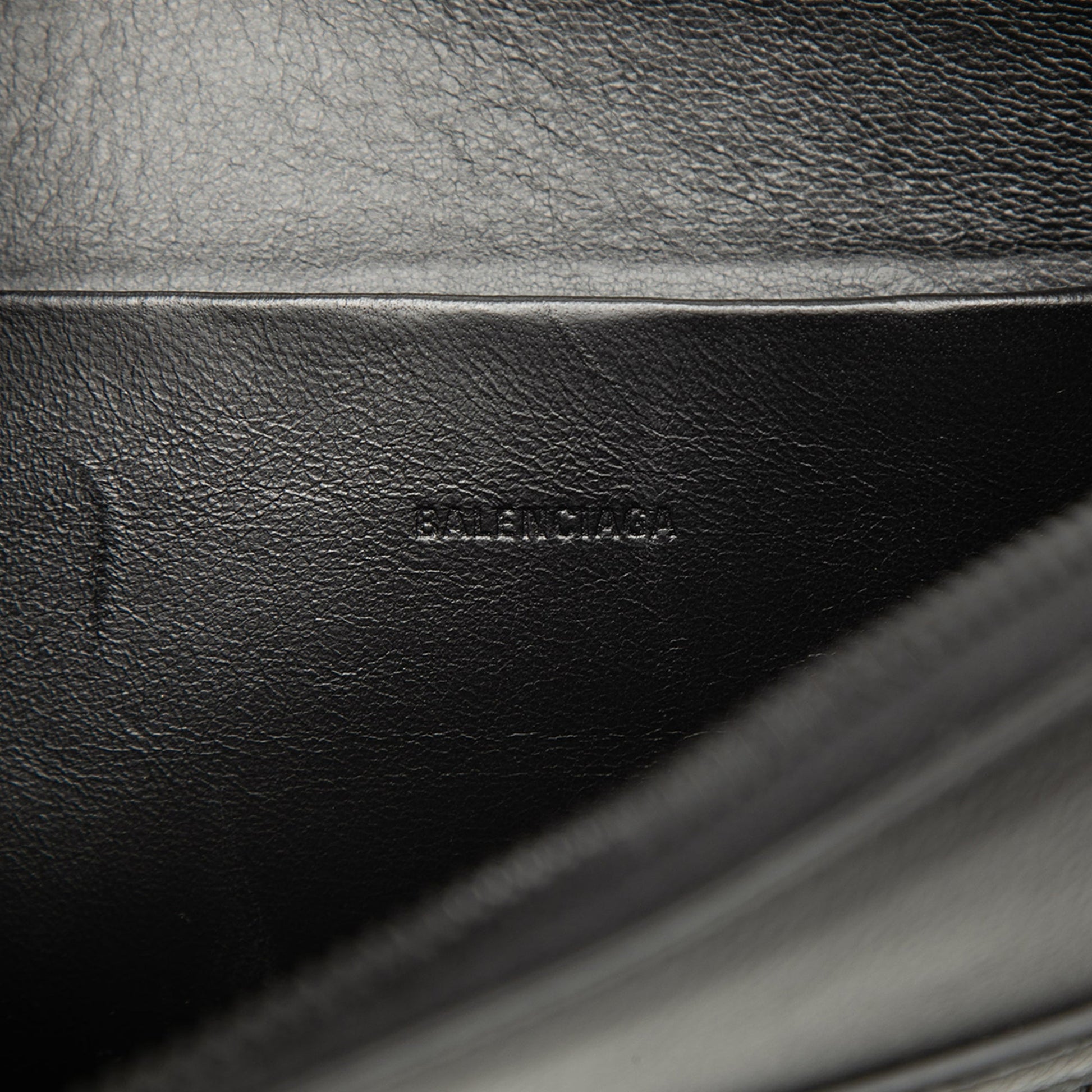 Balenciaga Grained Calfskin Neo Classic Compact Clutch with Strap