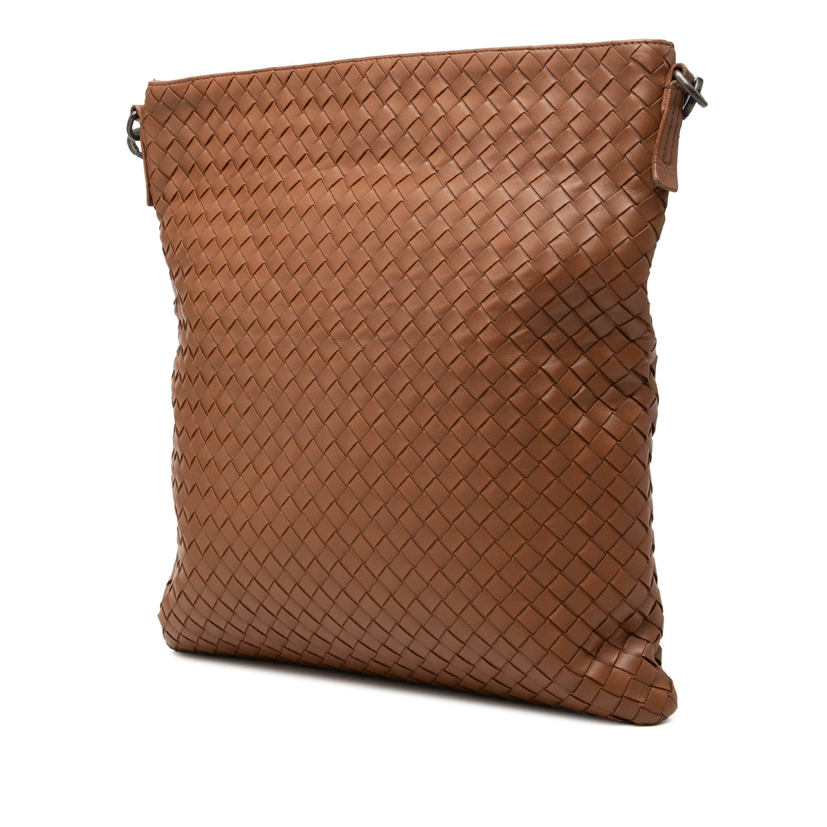 Bottega Veneta Nappa Intrecciato Crossbody — Brown