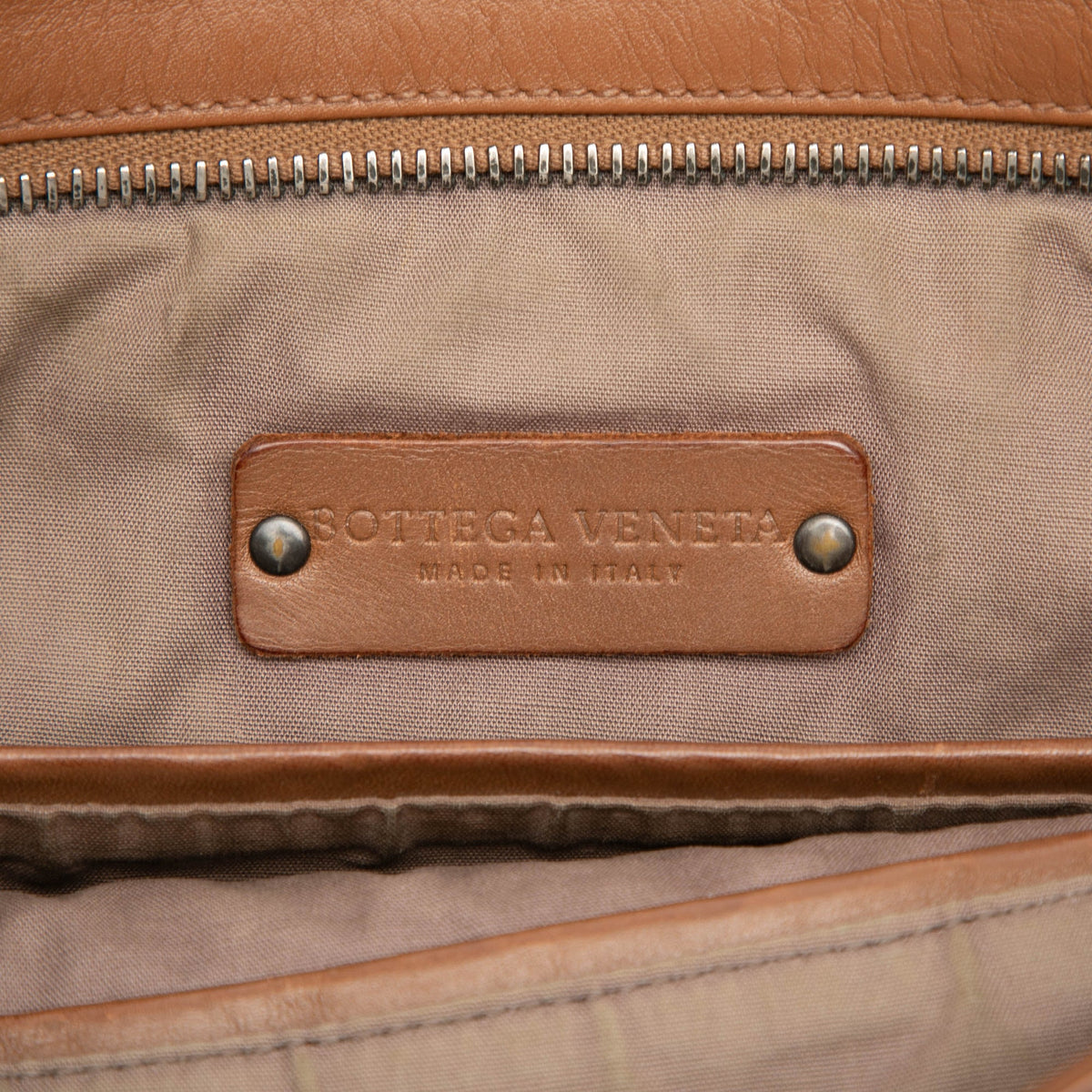 Bottega Veneta Nappa Intrecciato Crossbody — Brown