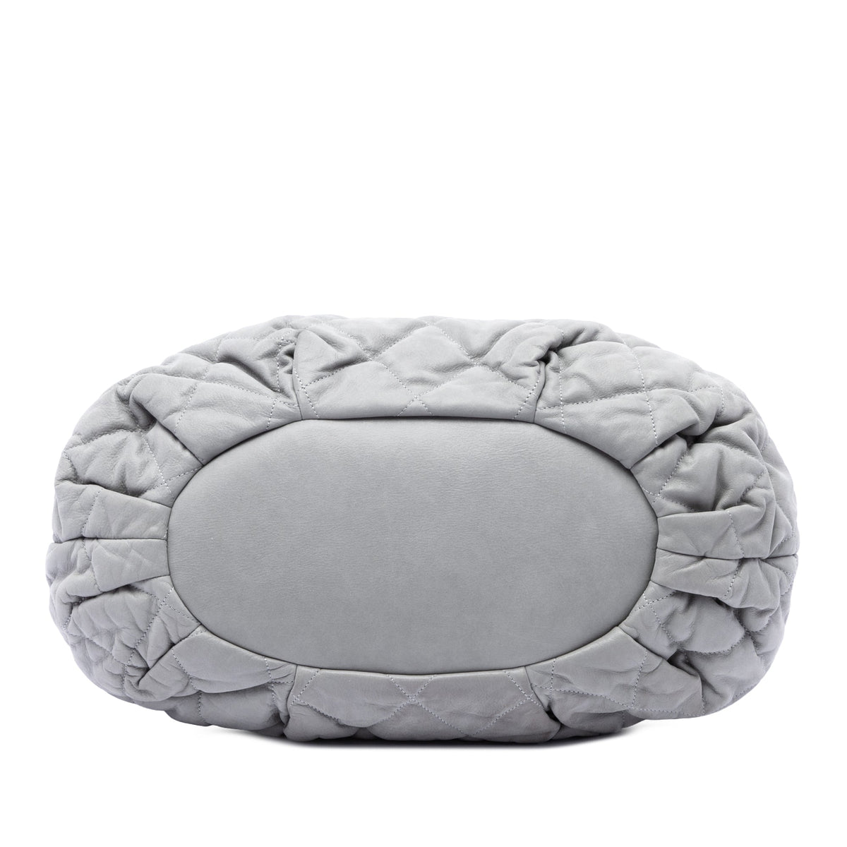 Chanel Large Quilted Iridescent Calfskin In The Mix Satchel — Gray