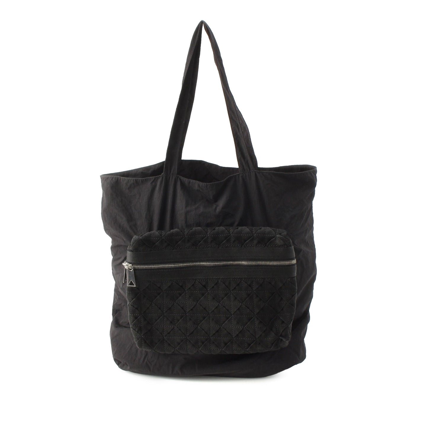 Bottega Veneta Intrecciato Trimmed Nylon Eco Tote