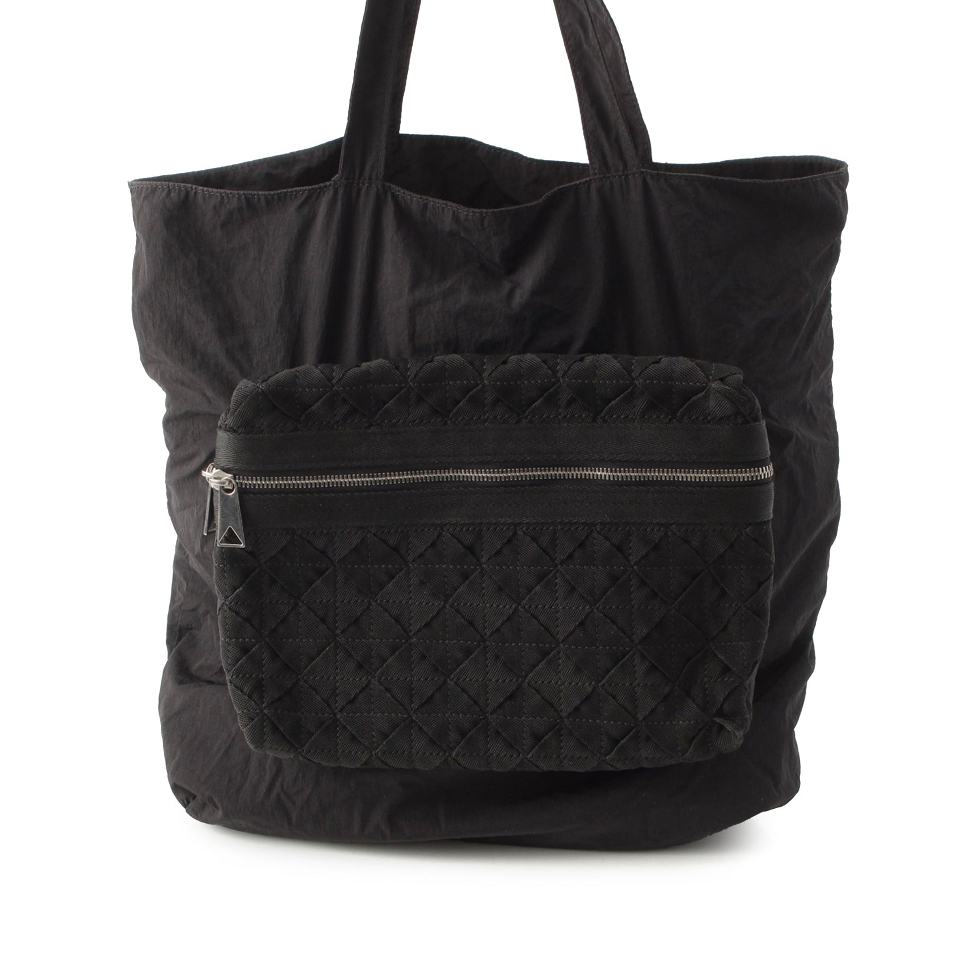 Bottega Veneta Intrecciato Trimmed Nylon Eco Tote