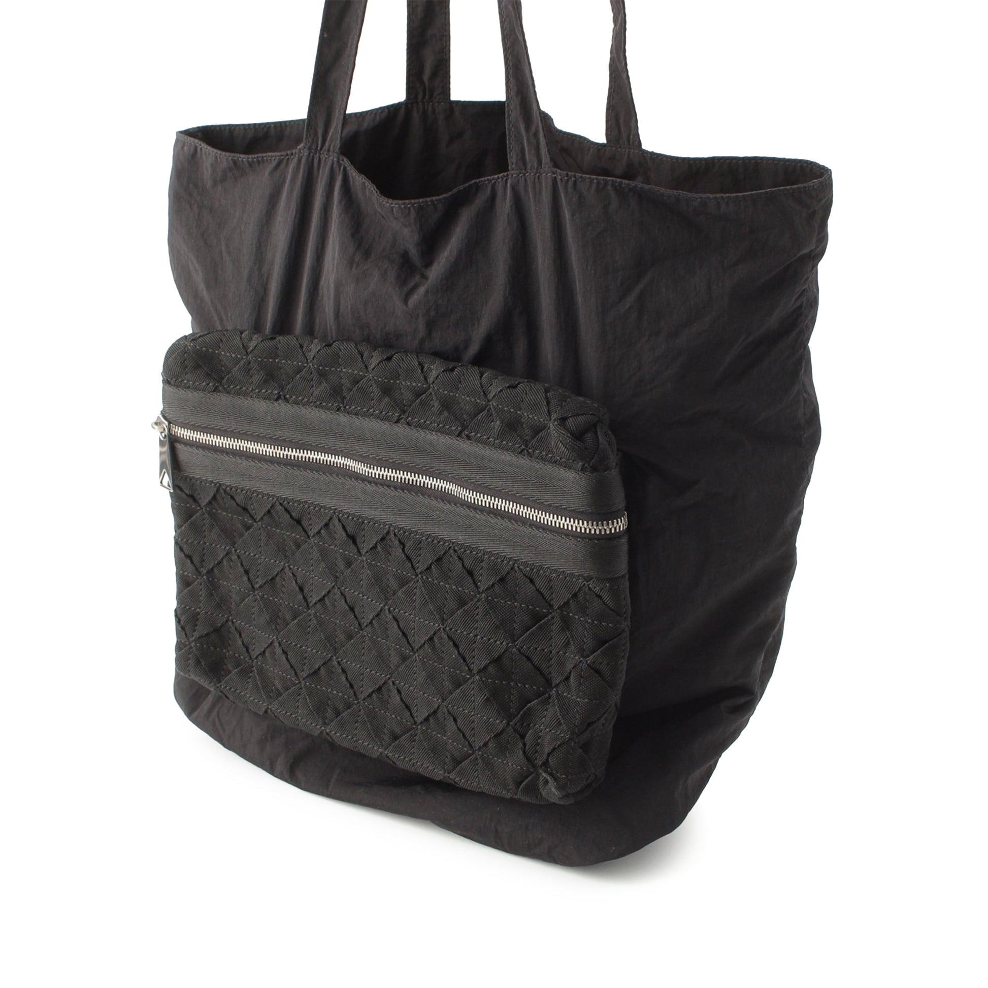 Bottega Veneta Intrecciato Trimmed Nylon Eco Tote
