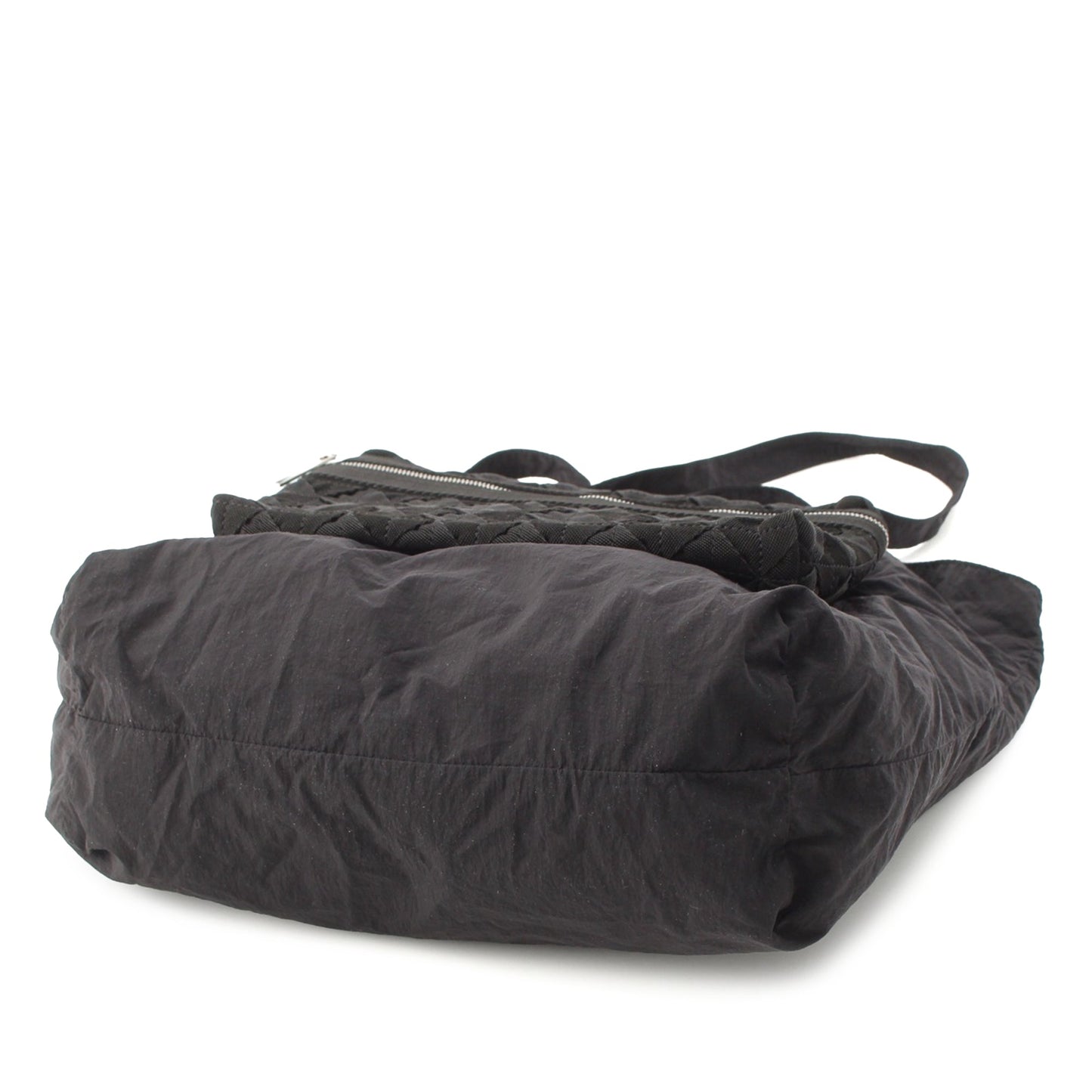 Bottega Veneta Intrecciato Trimmed Nylon Eco Tote