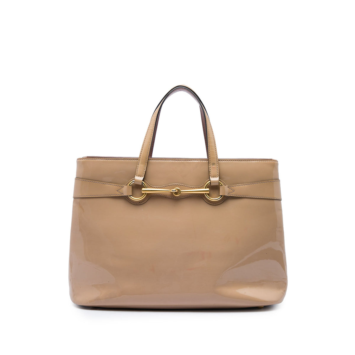 Gucci Patent Bright Bit Satchel