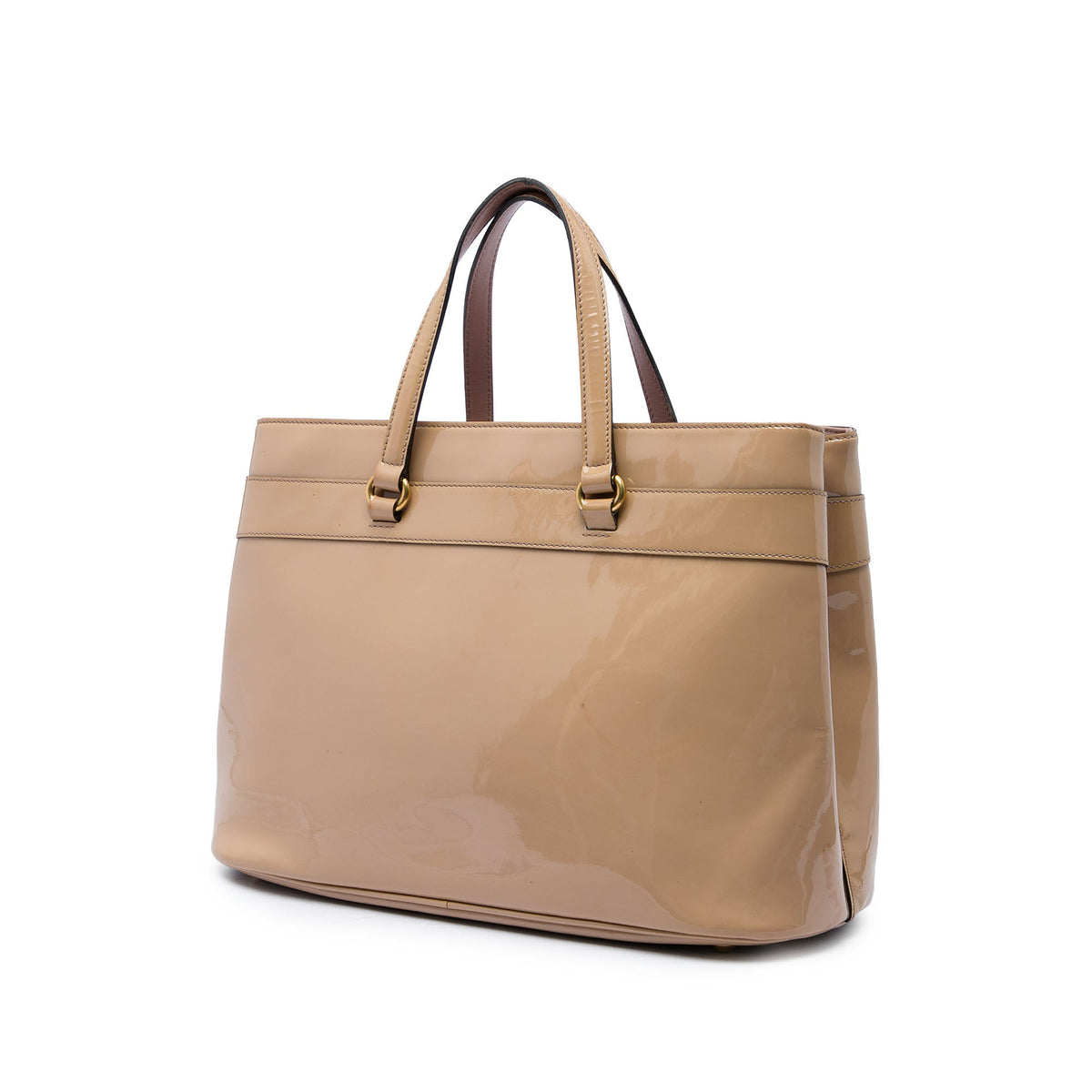 Gucci Patent Bright Bit Satchel