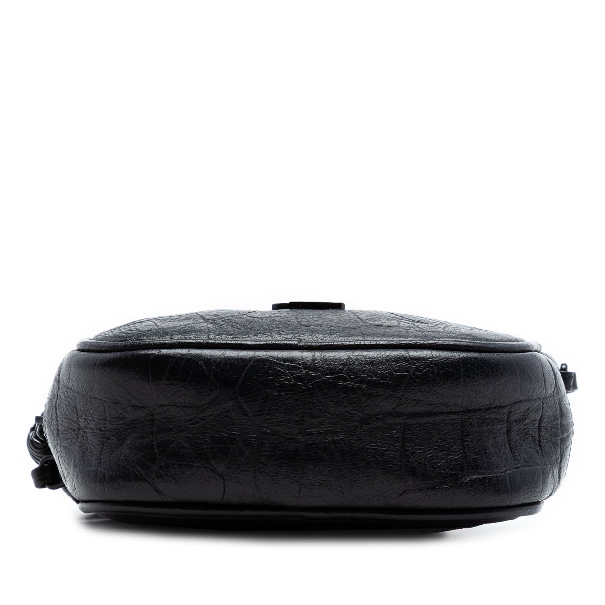 Saint Laurent Mini Croc Embossed Leather Blogger Camera Bag