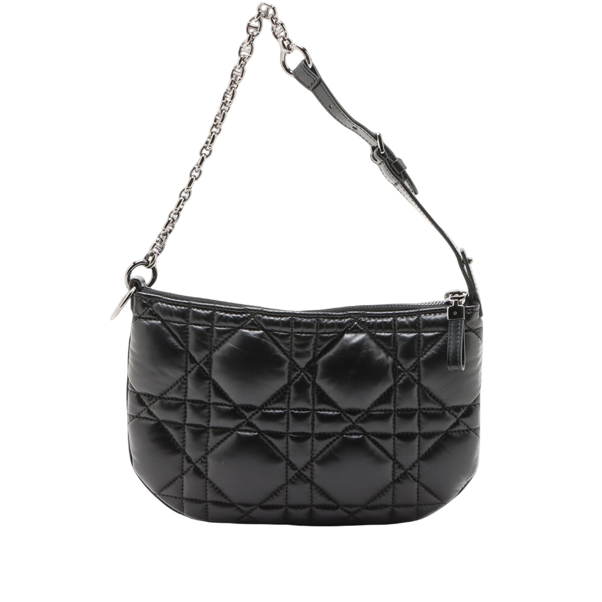 Dior Mini Calfskin Macrocannage Dior Caro Tulip Bag