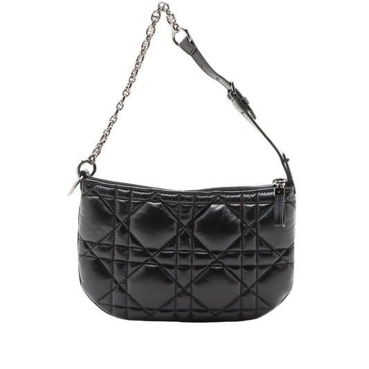 Dior Mini Calfskin Macrocannage Dior Caro Tulip Bag