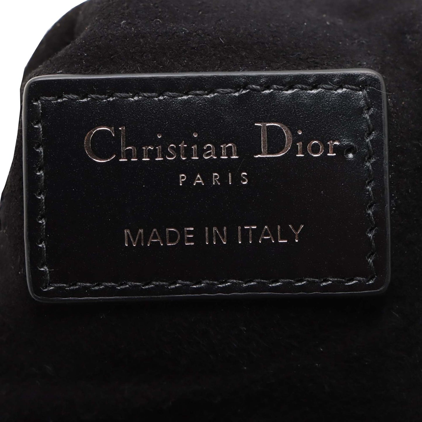 Dior Mini Calfskin Macrocannage Dior Caro Tulip Bag