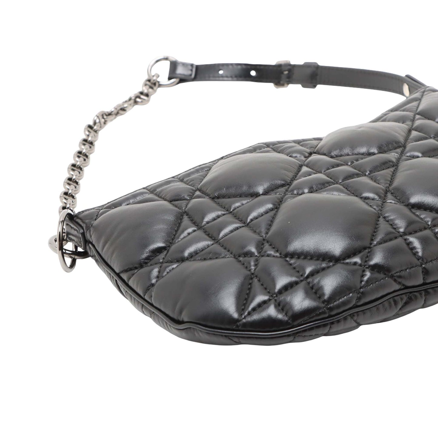Dior Mini Calfskin Macrocannage Dior Caro Tulip Bag