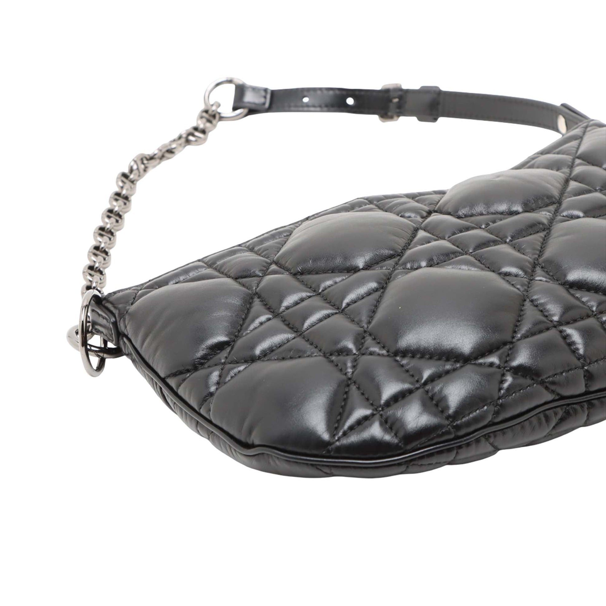 Dior Mini Calfskin Macrocannage Dior Caro Tulip Bag