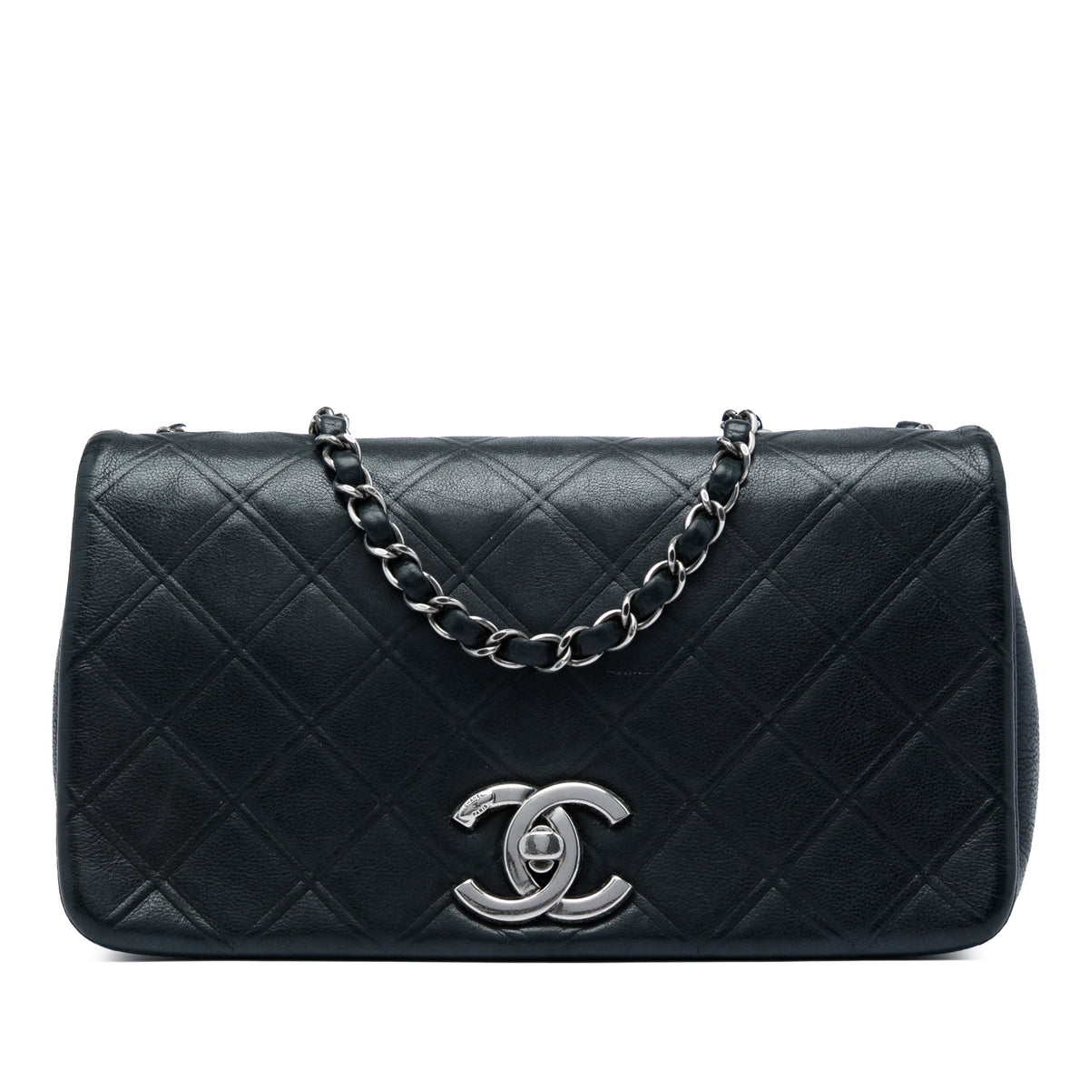 Chanel Medium Diamond Embossed Calfskin New Chic Flap